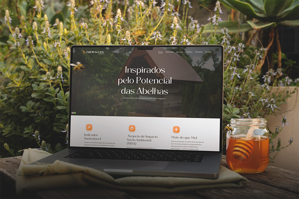 Jardim de mel site capa