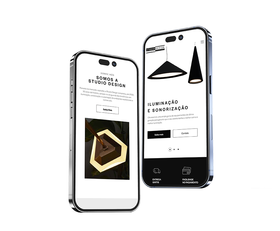 Design 14 Studio design mockup telefone